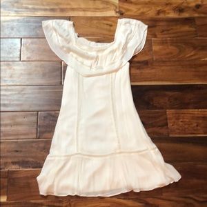 White off the shoulder dress